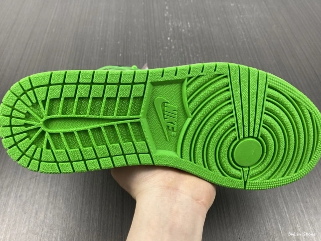 Bmlin Shoes Green Jordan 1 Pine OG Air High 555088-030 0626